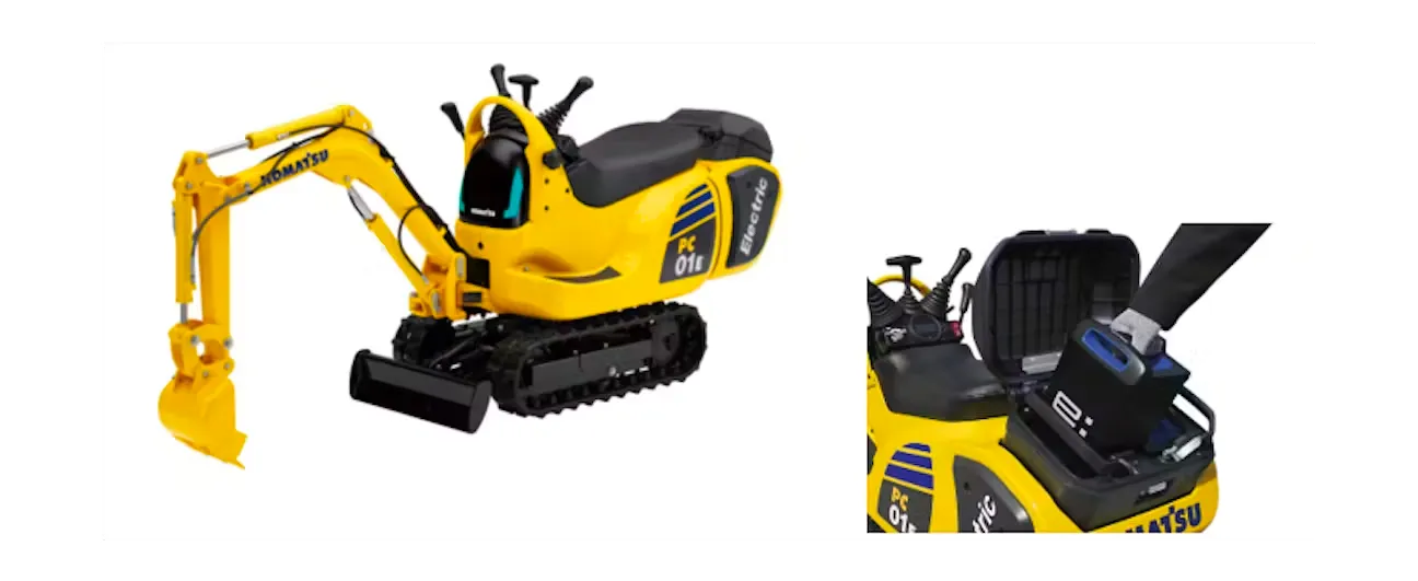 小松与本田合作在日本生产电动微型挖掘机